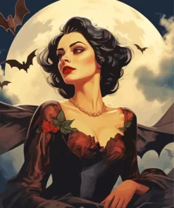 Vampire Girl Diamond Painting