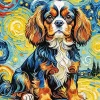 Van Gogh Dog Diamond Painting