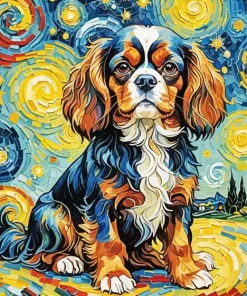 Van Gogh Dog Diamond Painting
