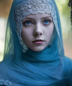 Veiled Woman Diamond Painting