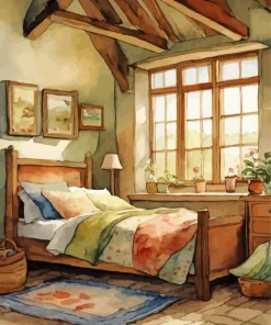 Vintage Bedroom Diamond Painting