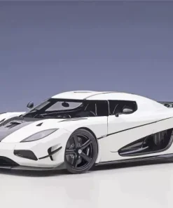White Agera R Diamond Painting