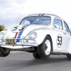 White Punch Buggy Diamond Painting
