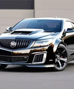Black Buick Supercar Diamond Painting