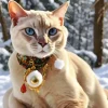 Blonde Burmese Cat Diamond Painting