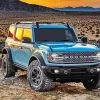 Blue Ford Bronco Diamond Painting