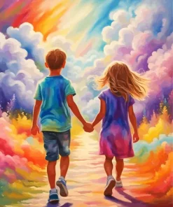 Brother And Sister Diamond Painting