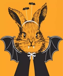 Bunny Bat Diamond Painting