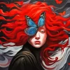 Butterfly Face Diamond Painting