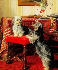 Dot And Cairnach After Otto Weber Diamond Painting
