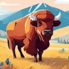 Easy Buffalo Diamond Painting