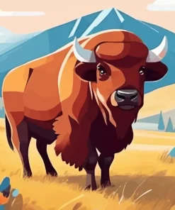 Easy Buffalo Diamond Painting