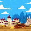 Hungary City Poster Diamond Painting