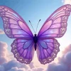 Purple Butterfly Diamond Painting