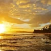 Sunset Over Butterfly Beach Goa Diamond Painting