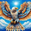 The Butterfly Eagle Diamond Painting