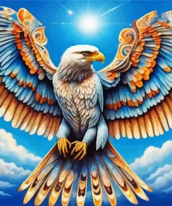 The Butterfly Eagle Diamond Painting