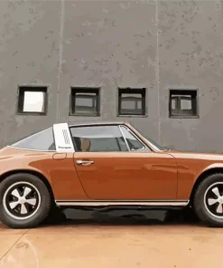 Vintage Brown Car Diamond Painting