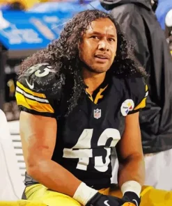 Aesthetic Troy Polamalu Diamond Painting