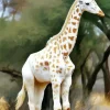 Albino Giraffe Diamond Painting