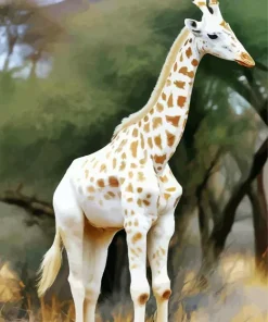 Albino Giraffe Diamond Painting