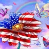 American Flower Diamond Painting