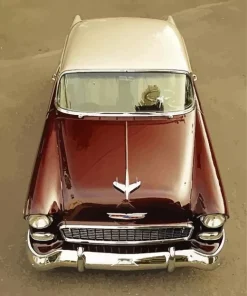 Brown Old Car Diamond Painting