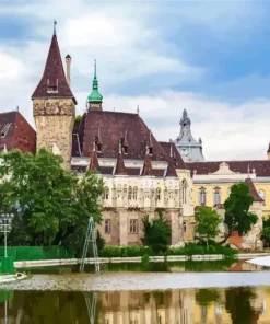 Budapest Vajdahunyad Castle Diamond Painting