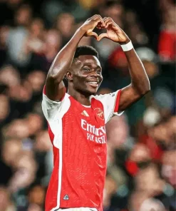 Bukayo Saka Arsenal Diamond Painting