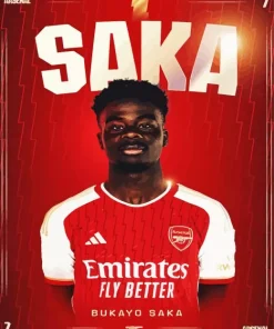 Bukayo Saka Arsenal Poster Diamond Painting