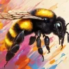 Bumble Bee Diamond Painting