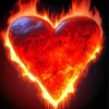 Burning Heart Diamond Painting