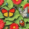 Butterflies And Ladybugs Diamond Painting
