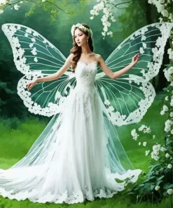 Butterfly Bride Diamond Painting