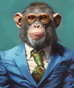 Classy Monkey Diamond Painting