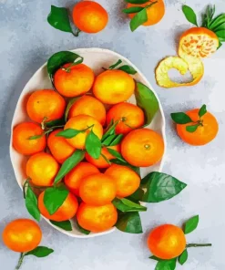 Clementine Fresh Fruit Diamond Painting