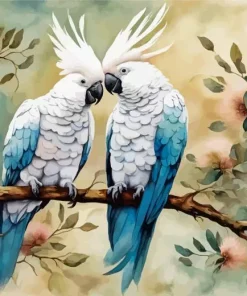 Cockatoo Couple Diamond Painting