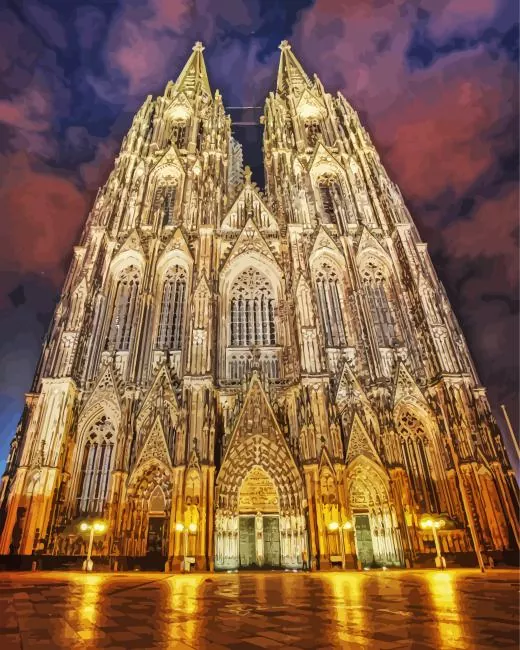 cologne cathedral Diamond Paintings Cologne Cathedral Diamond Painting
