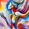 Colorful Abstract Woman Art Diamond Painting