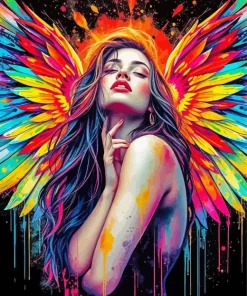 Colorful Angel Art Diamond Painting
