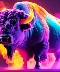 Colorful Buffalo Diamond Painting