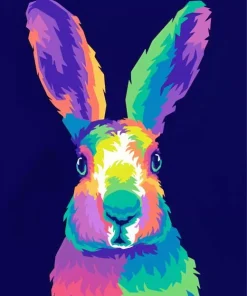 Colorful Bunny Diamond Painting