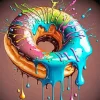 Colorful Doughnut Diamond Painting