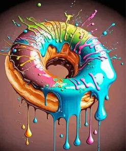 Colorful Doughnut Diamond Painting