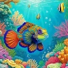Colorful Fish In The Ocean Diamond Painting