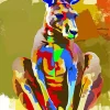 Colorful Kangaroo Art Diamond Painting