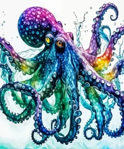 Colorful Octopus Diamond Painting