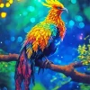 Colorful Phoenix Bird Diamond Painting