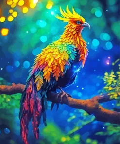 Colorful Phoenix Bird Diamond Painting