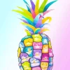 Colorful Pineapple Diamond Painting